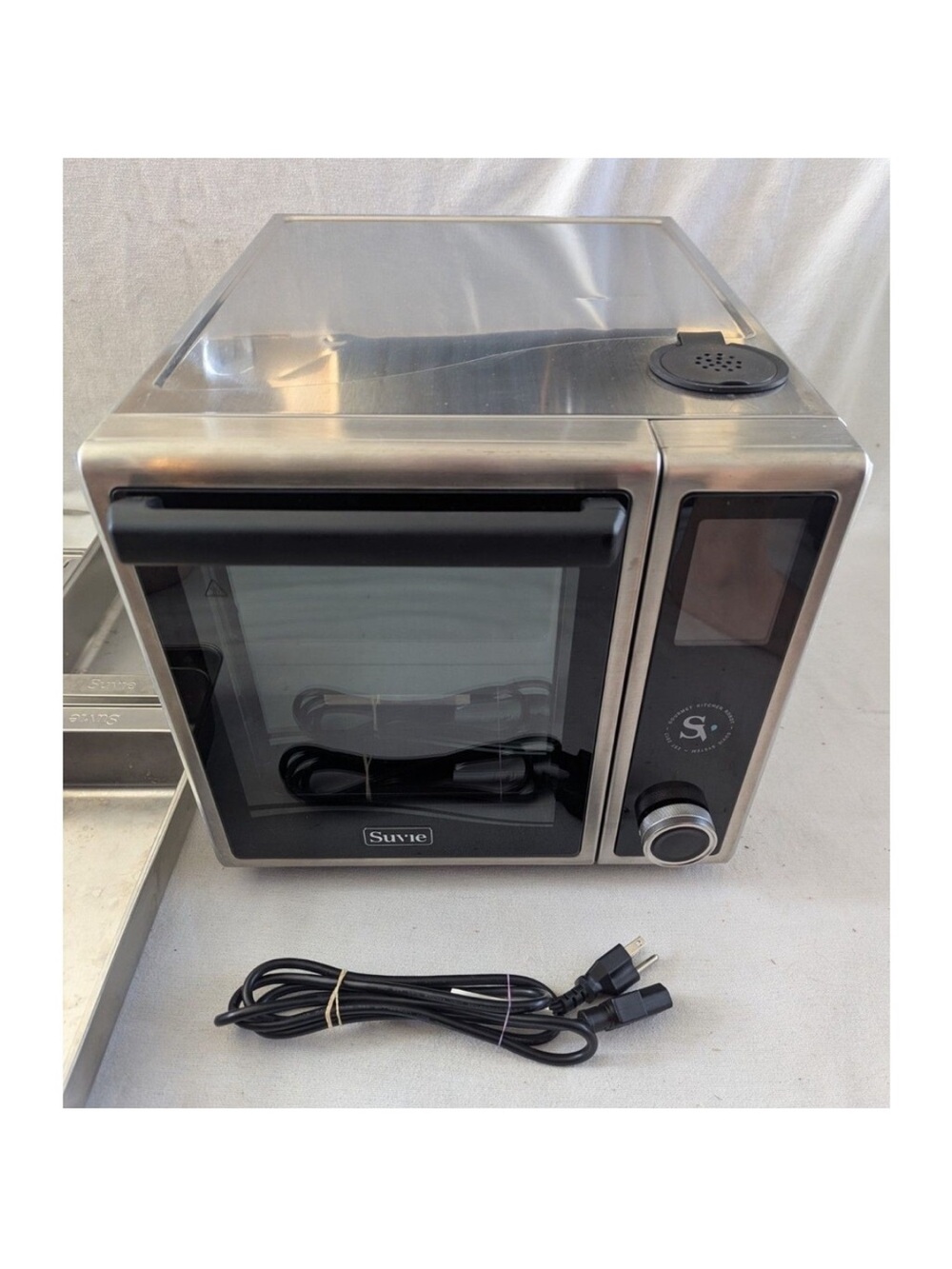 Suvie 3.0 + Stainless Steel Countertop Multi-Cooker in Silver and Black - Picture 2 of 5